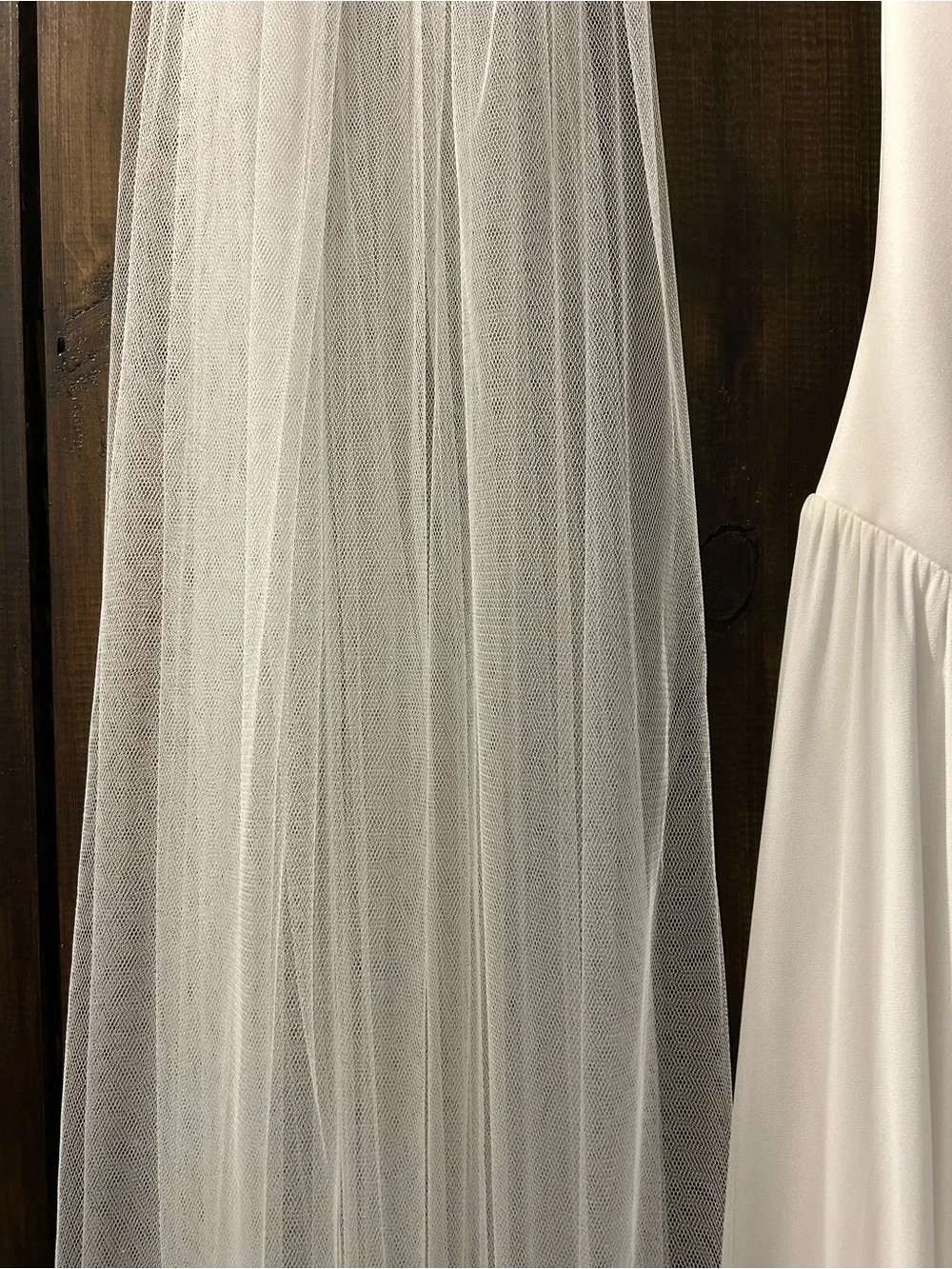 Sara Gabriel tulle chapel veil